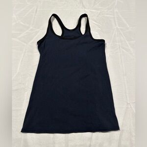 EUC Lululemon Ribbed Y Tank Top blue/black size 4